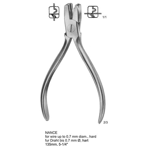Nance Schlingenbiegezange Biege Ligaturen Draht 13 cm Zange Drahtbiegezange Nance Schlingenbiegezange Biege Ligaturen Draht 13 cm Zange Drahtbiegezange